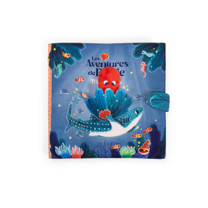 Grand livre en tissus d'activité Les aventures de Paulie - Moulin roty