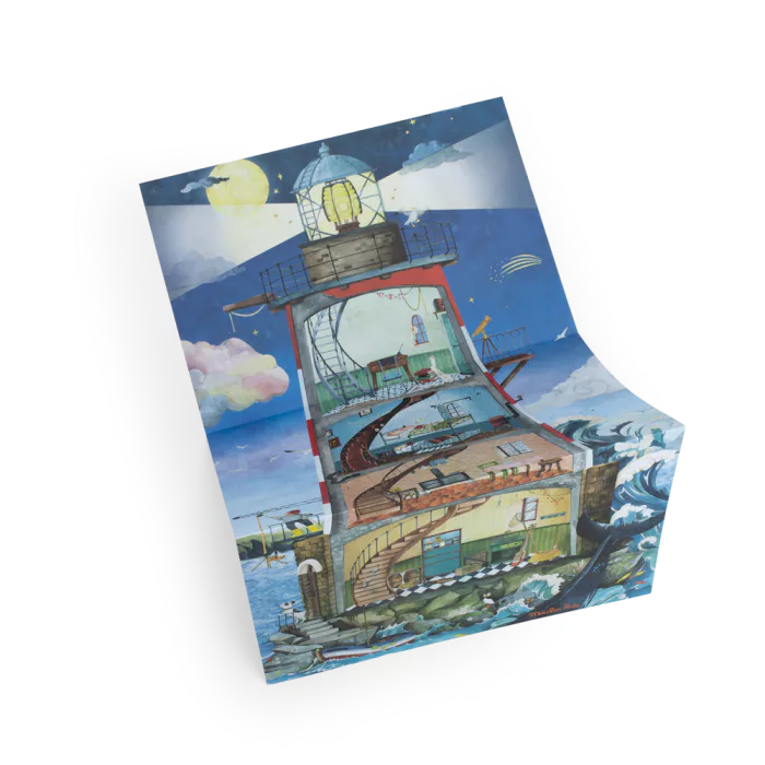 Décalcomanie Le grand phare le jadin du moulin - Moulin roty