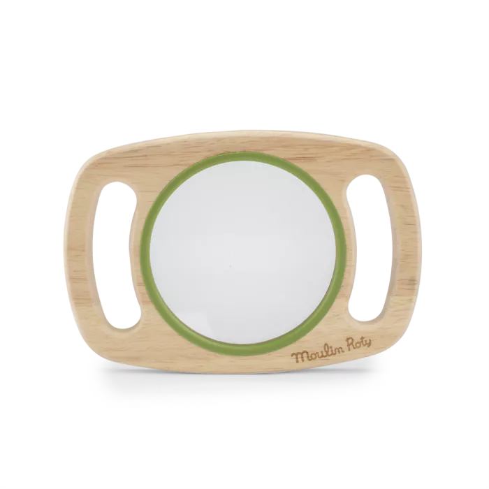 Grande loupe en bois à poignée le jardin du moulin - Moulin roty