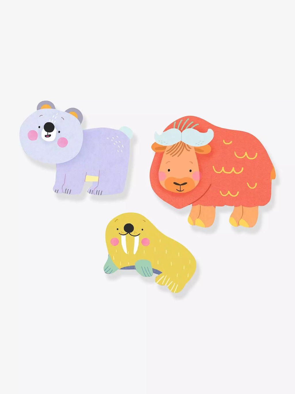 Grosses gommettes banquise 18 mois - Djeco