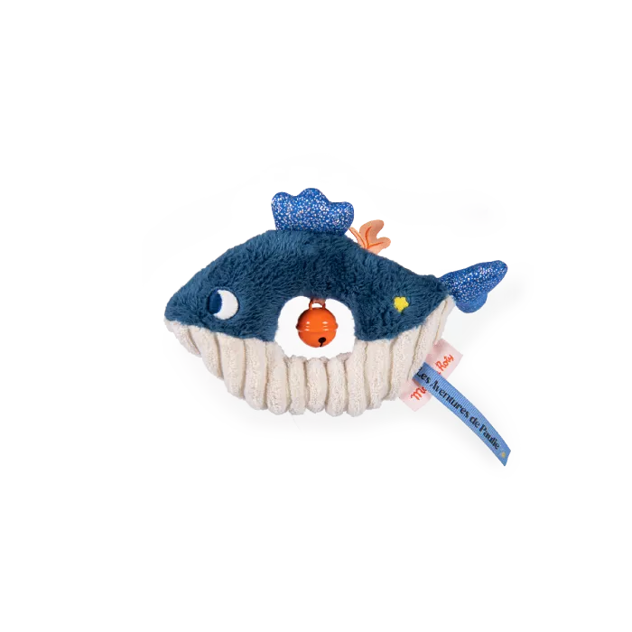 Hochet baleine les avenutres de Paulie - Moulin roty