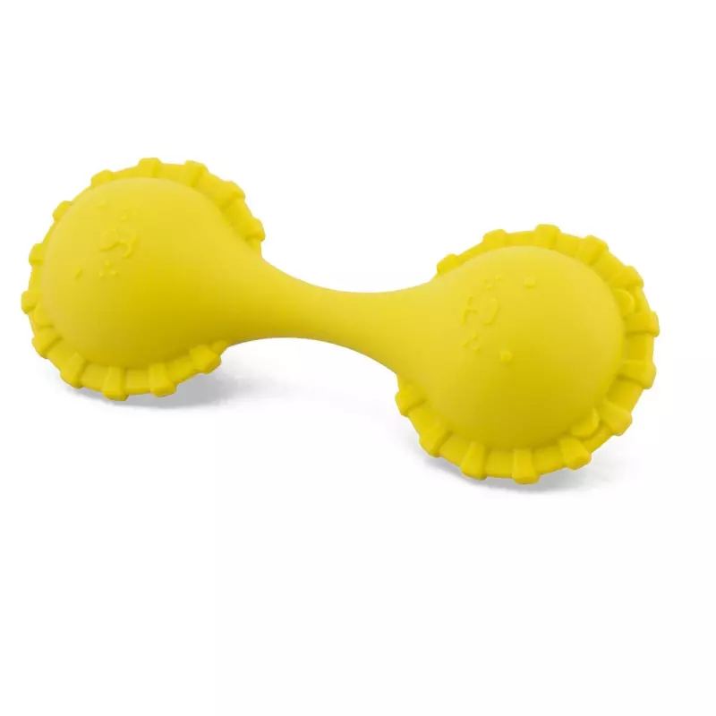 Hochet maracadou en silicone - Ulysse couleurs d'enfance