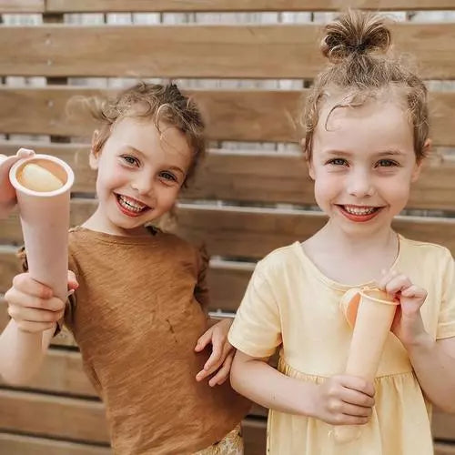 Contenant de glace en silicone pour faire des glaces (4 bâtonnets) - Kaakaa