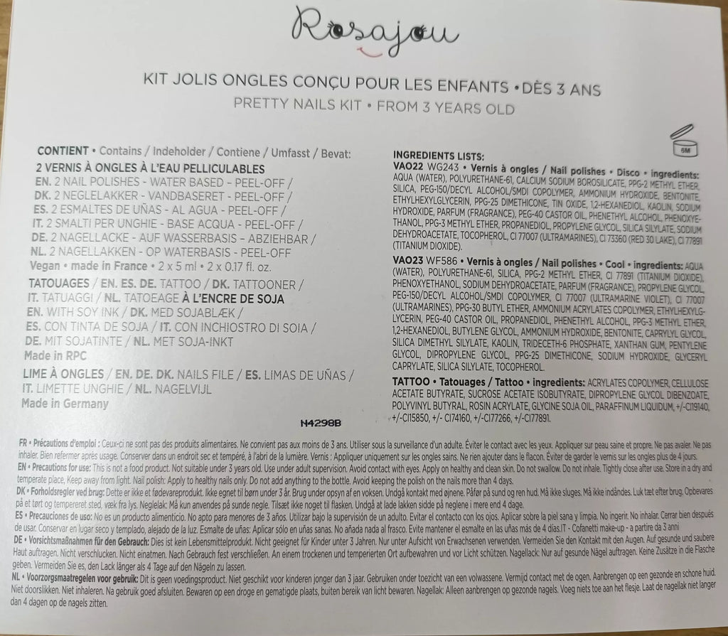 Coffret duo Disco & cool - Rosajou