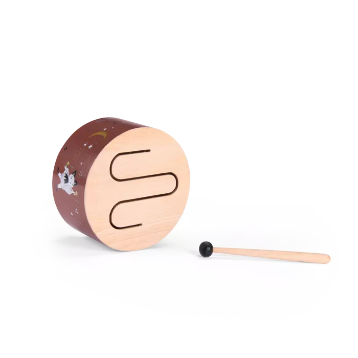 Tambour en bois après la pluie - Moulin roty