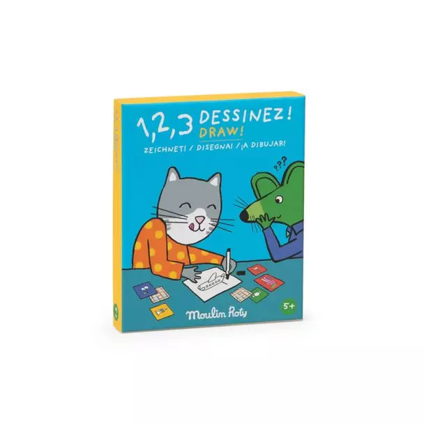 Jeu 1,2,3 dessinez les loufoques - Moulin Roty