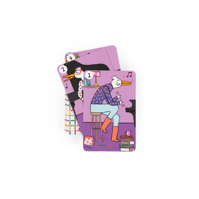 Jeu de cartes de 7 familles Les loufoques - Moulin roty