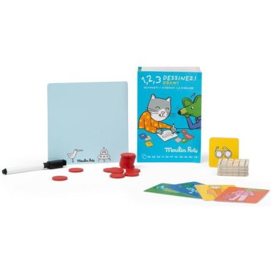 Jeu 1,2,3 dessinez les loufoques - Moulin Roty