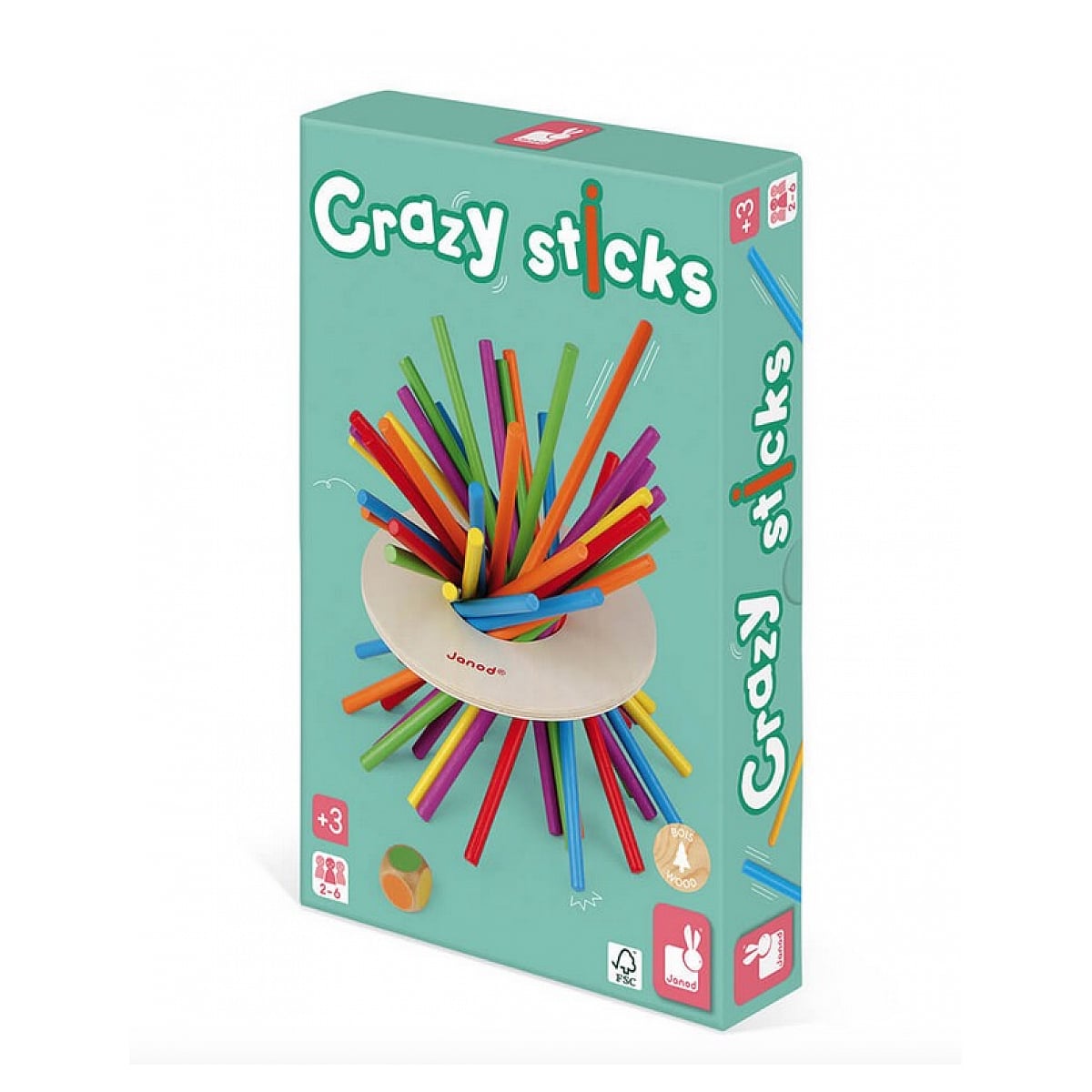 Jeu d'adresse Crazy Sticks - Janod
