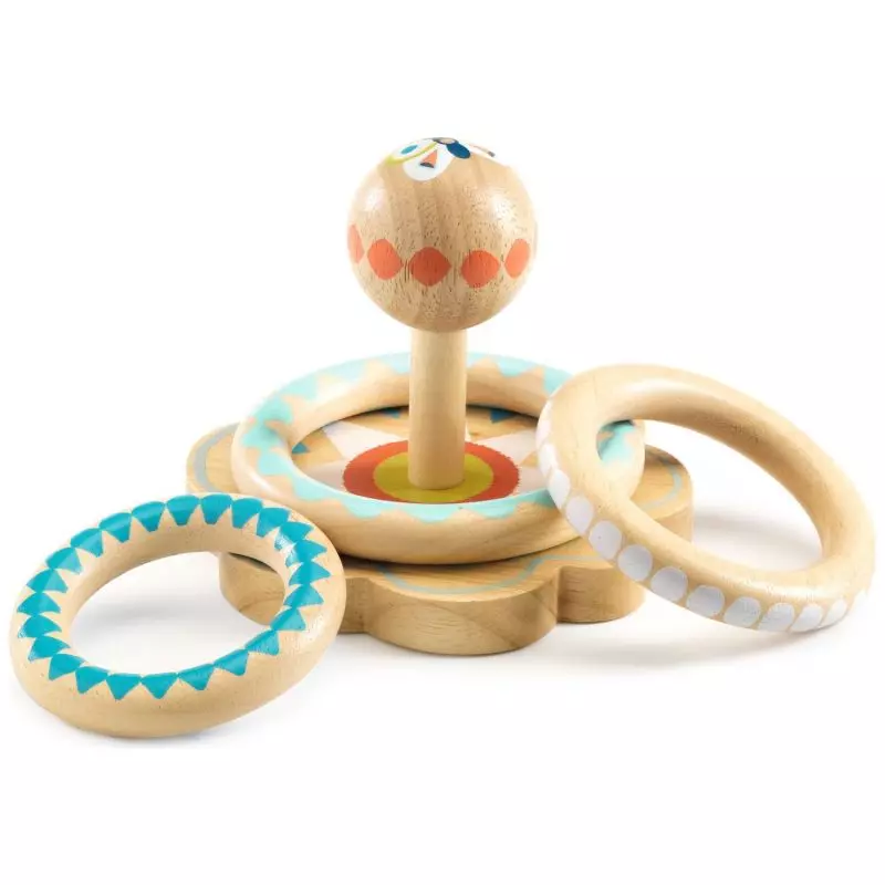 BabyHoopi jeu de manipulation en bois - Djeco