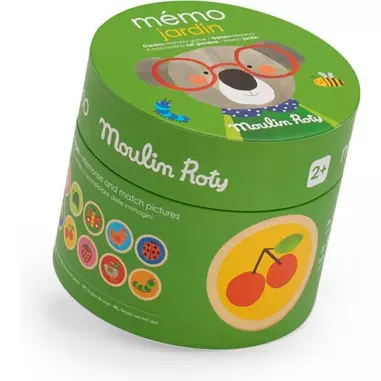 Mémo en bois le jardin les popipops - Moulin roty