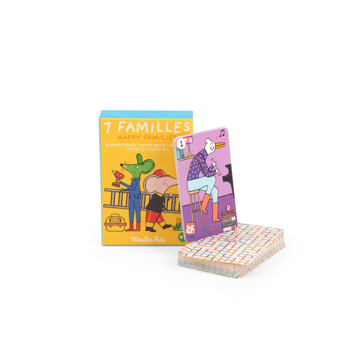 Jeu de cartes de 7 familles Les loufoques - Moulin roty