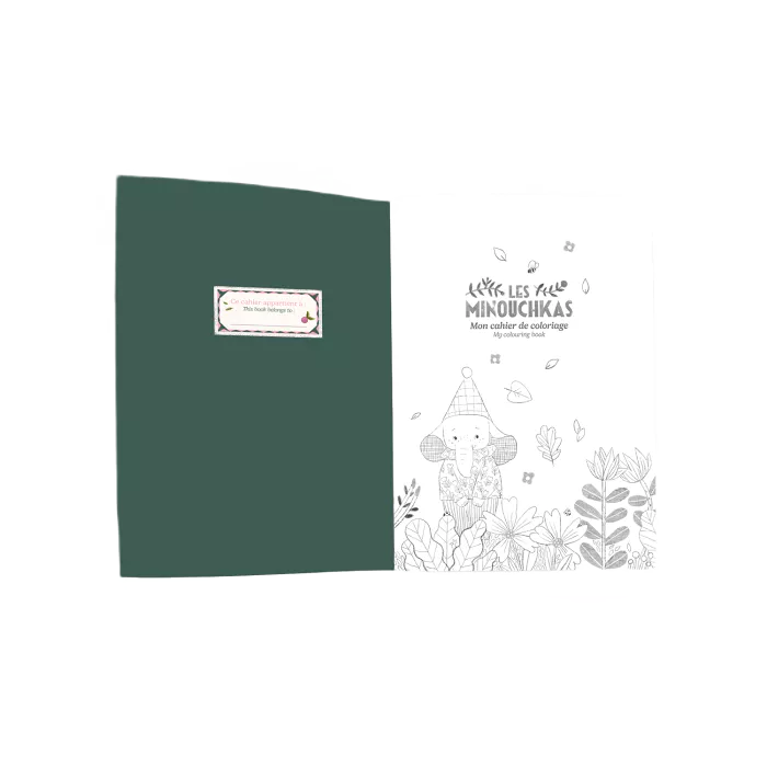 Cahier de coloriage 36 pages Les Minouchkas - Moulin roty