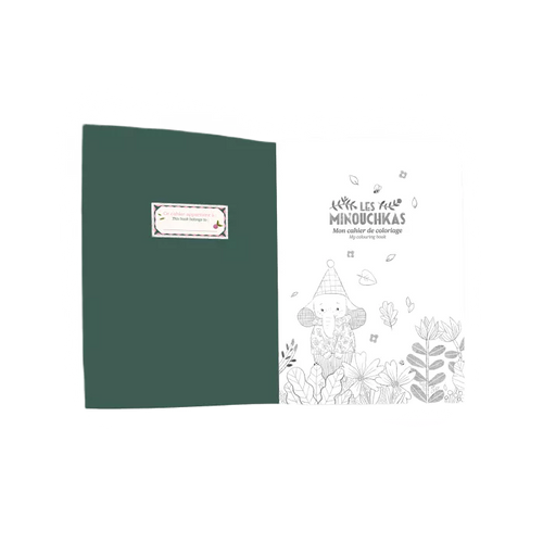 Cahier de coloriage 36 pages Les Minouchkas - Moulin roty