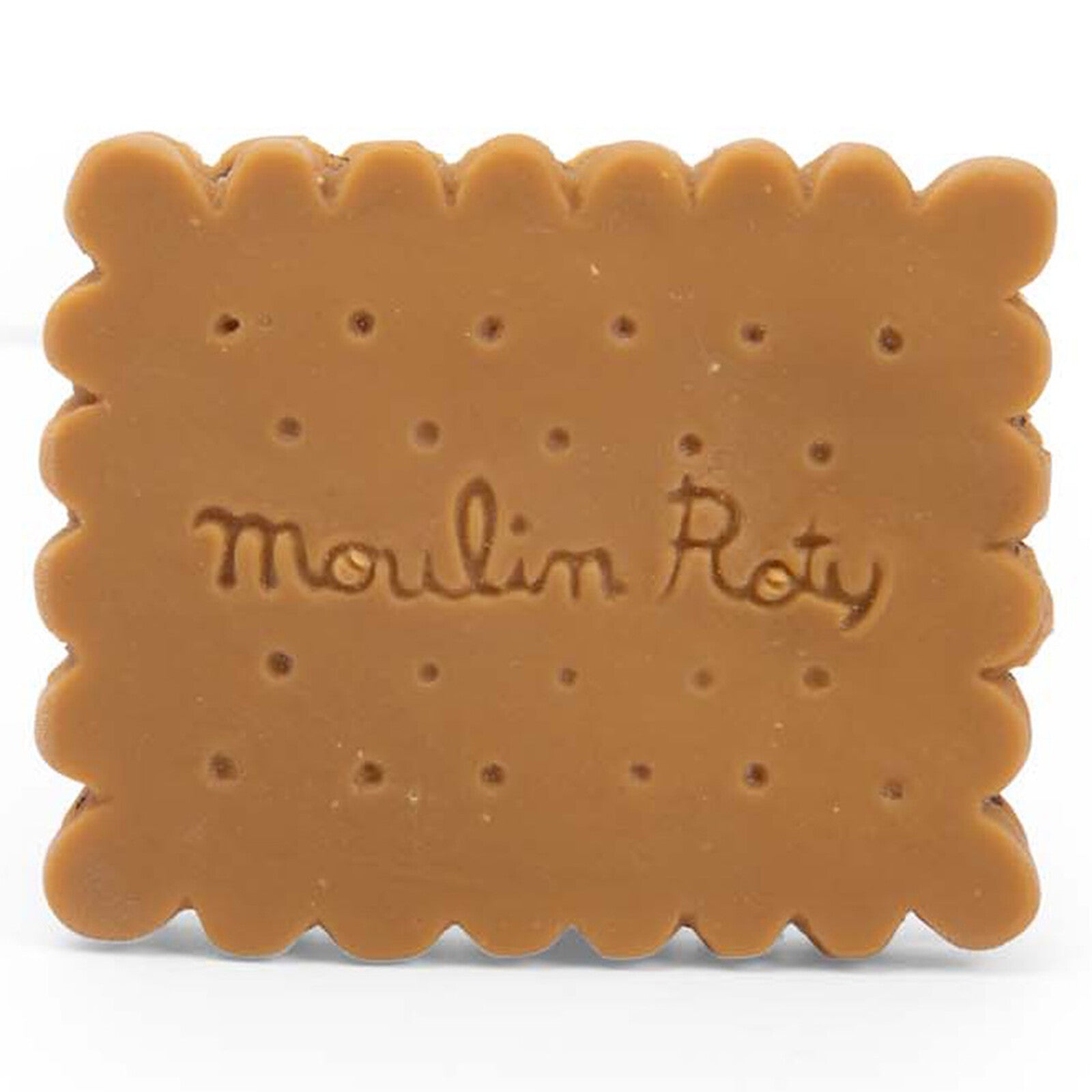 Jouet biscuit de dentition en caoutchouc Puce & pilou - Moulin roty