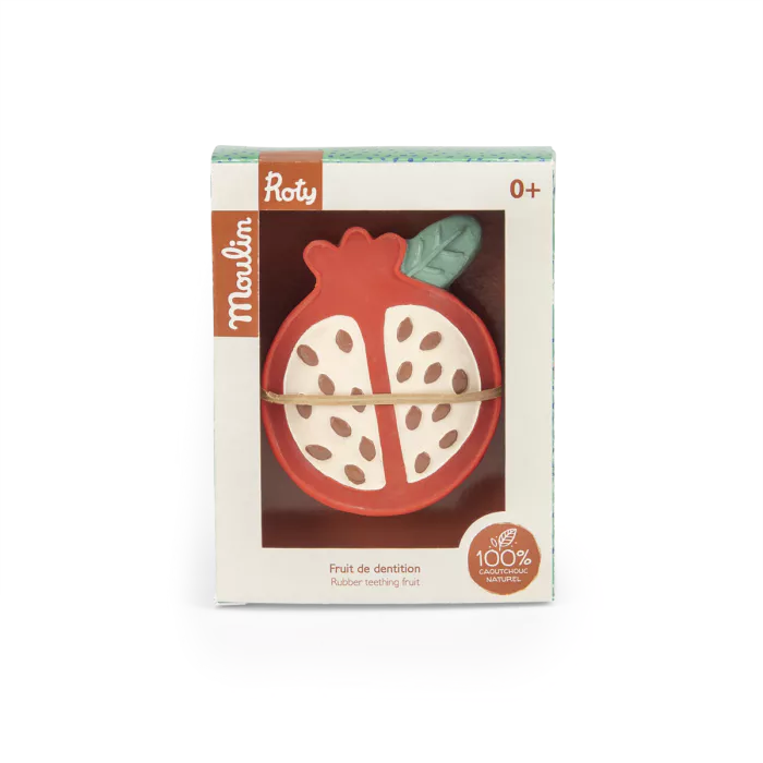 Jouet fruit de dentition en caoutchouc la forêt de mawa - Moulin roty