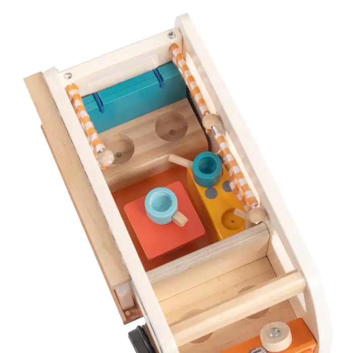 Van en bois la grande famille - Moulin roty