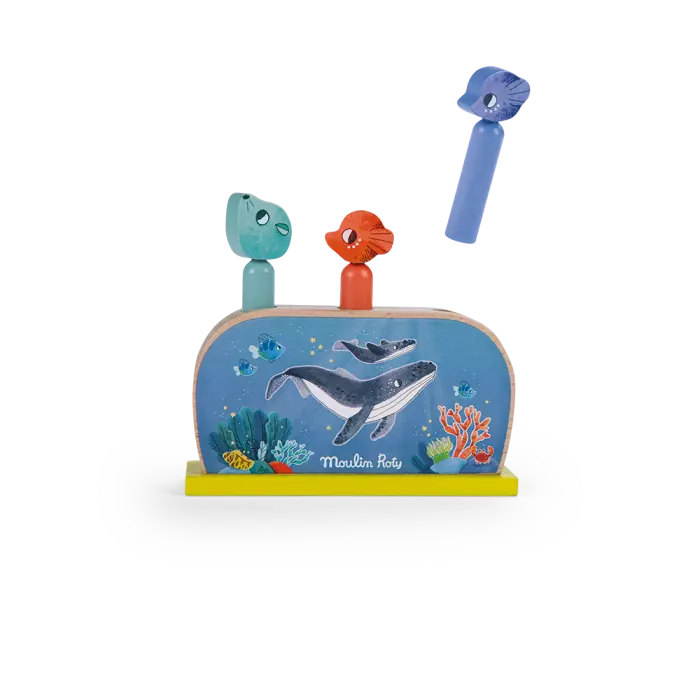 Pop up en bois les aventures de Paulie - Moulin roty