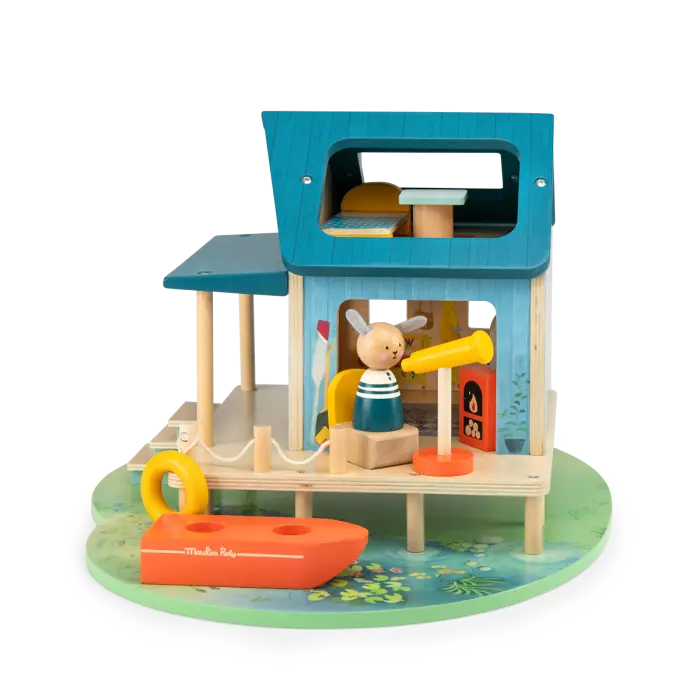 La maison du lac en bois La grande famille - Moulin roty