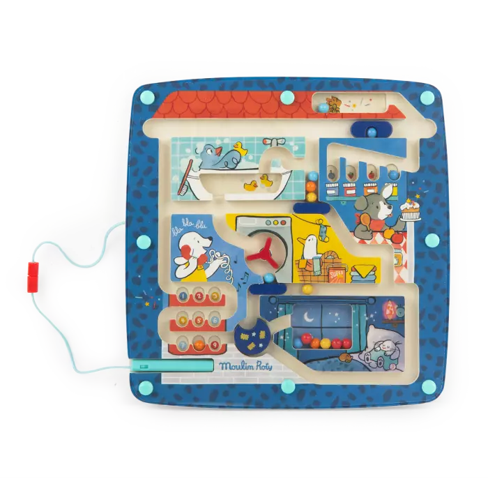 Labyrinthe magnétique Puce & Pilou - Moulin Roty