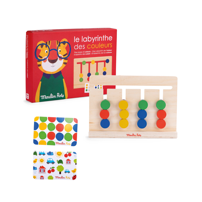 Le labyrinthe des couleurs Les popipop - Moulin roty
