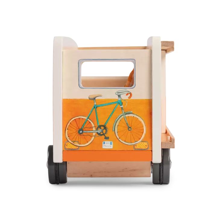 Van en bois la grande famille - Moulin roty