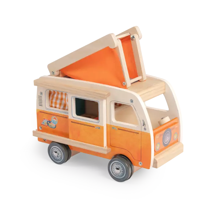 Van en bois la grande famille - Moulin roty