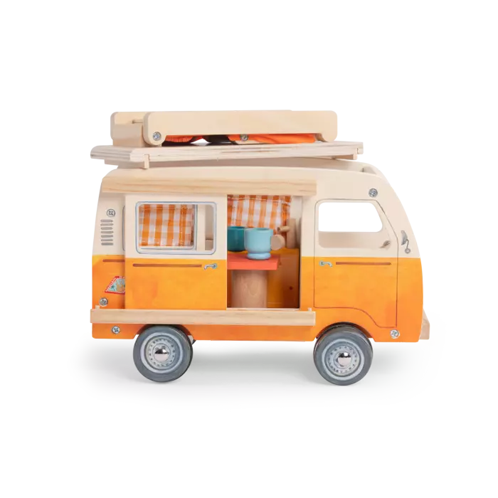 Van en bois la grande famille - Moulin roty