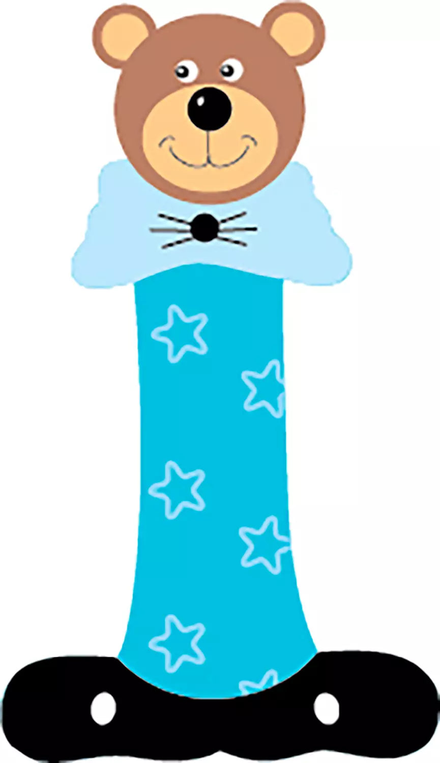 Lettre I de porte en bois - Ulysse couleurs d'enfant