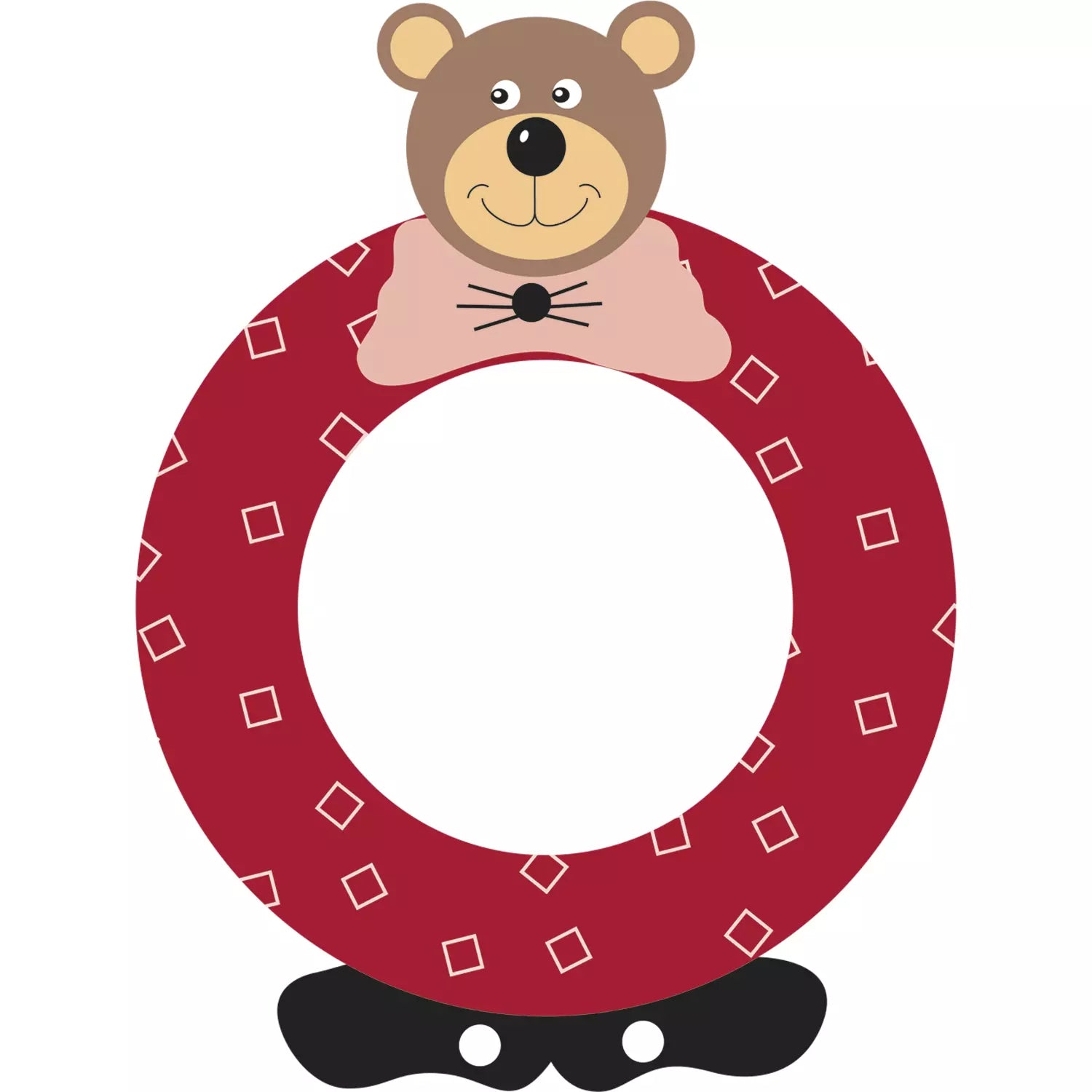 Lettre O de porte en bois - ulysse couleurs