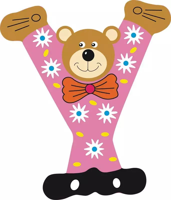 Lettre Y de porte en bois - Ulysse couleurs d'enfance