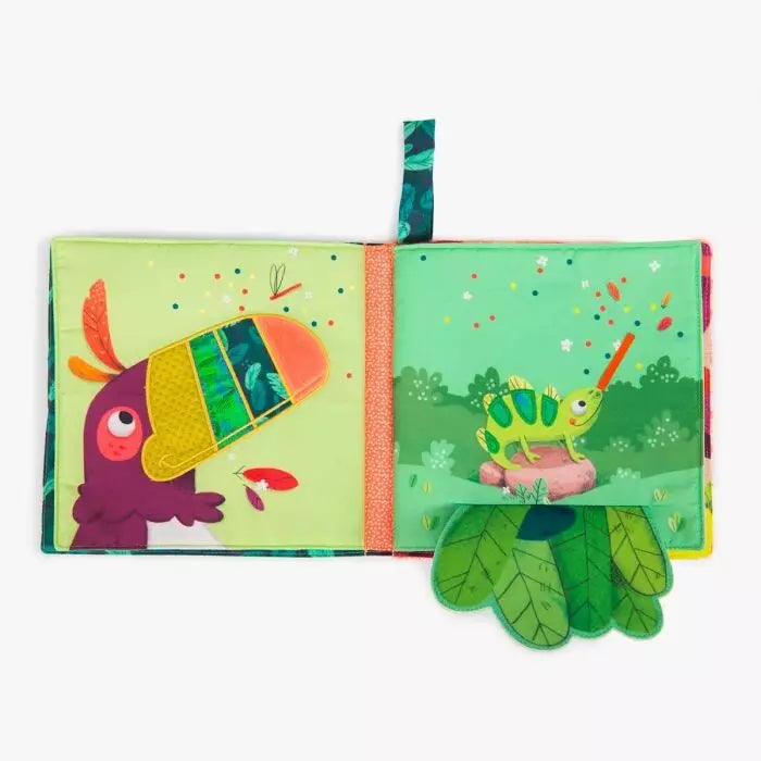 Livre en tissus d'activités Dans la jungle - Moulin roty
