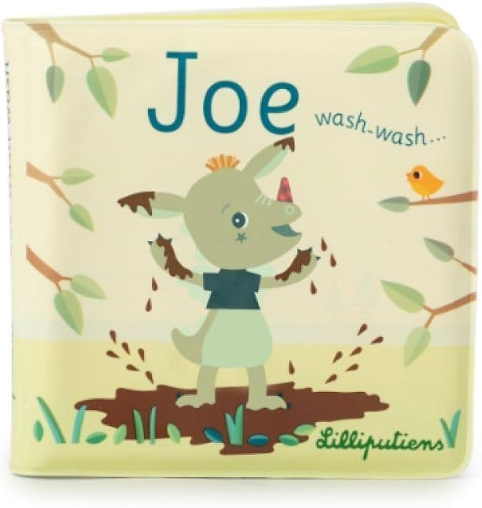Joe wash wash le livre de bain magique - Lilliputiens