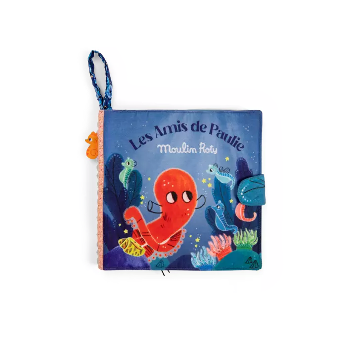 Livre en tissu d'activités Les aventures de Paulie - Moulin orty