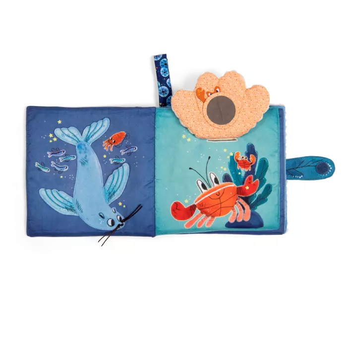 Livre en tissu d'activités Les aventures de Paulie - Moulin orty