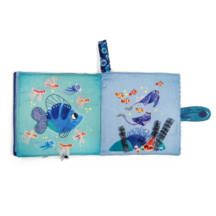 Livre en tissus d'activités Les aventures de Paulie - Moulin roty