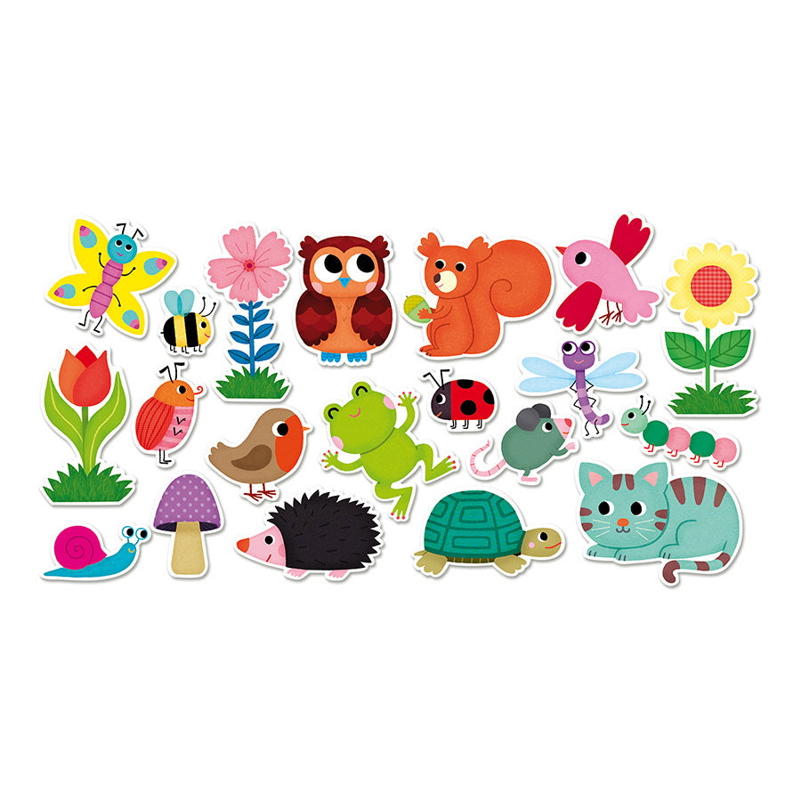 Magnets en bois Le jardin - Vilac