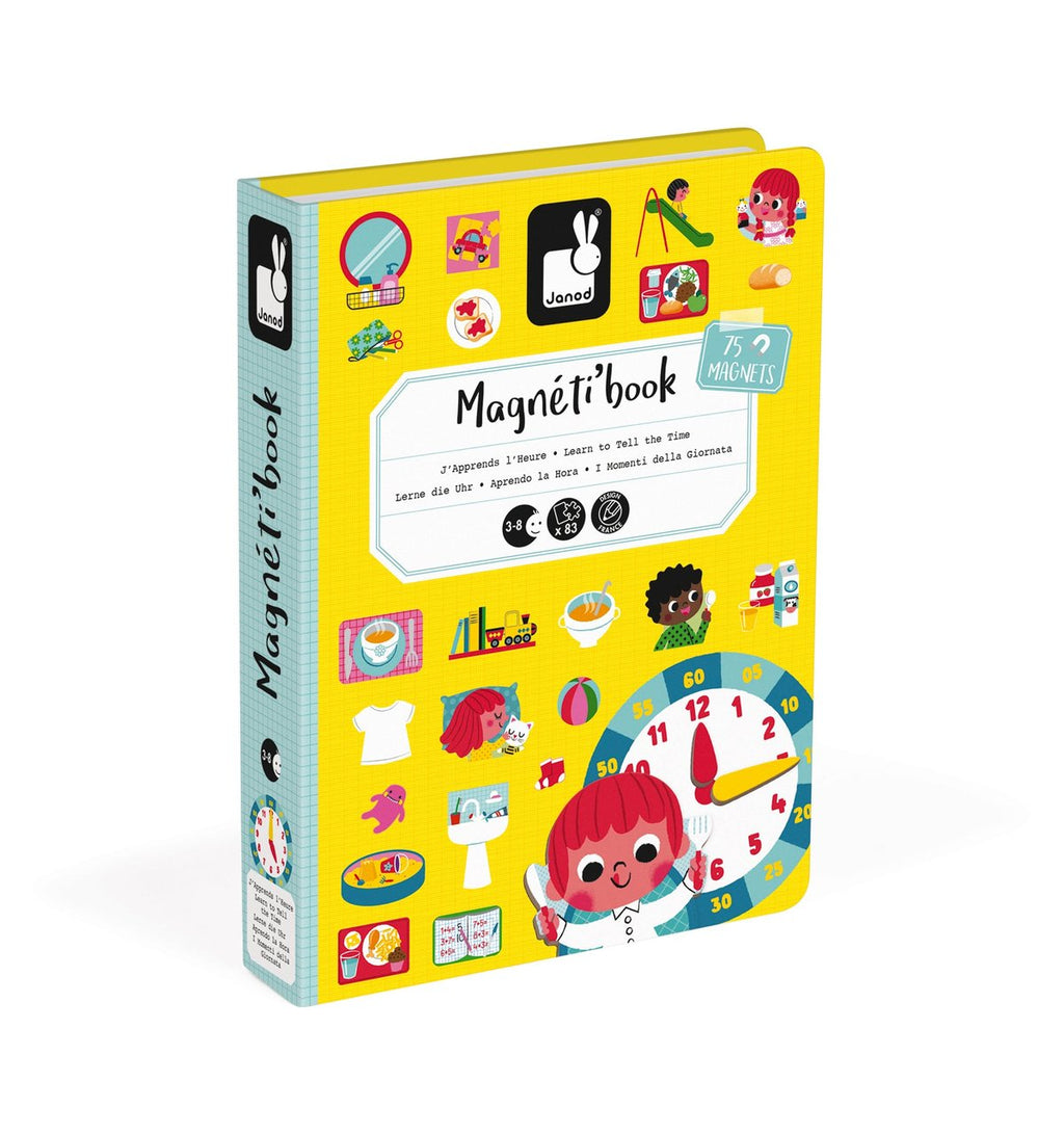 Magnéti'book J'apprends l'heure - Janod