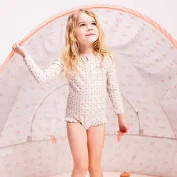 Maillot de bian manches longues coeurs cosy - Swim essentials