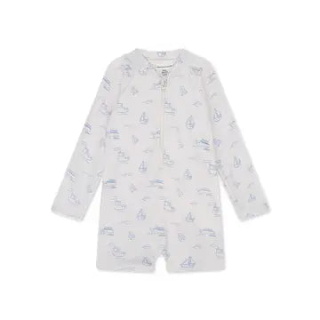 Maillot de bain manches longue petits bateaux - Swim essentials