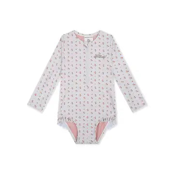 Maillot de bian manches longues coeurs cosy - Swim essentials