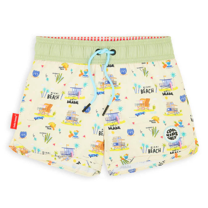 Maillot de bain Miami beach UV50+ - Hello Hossy