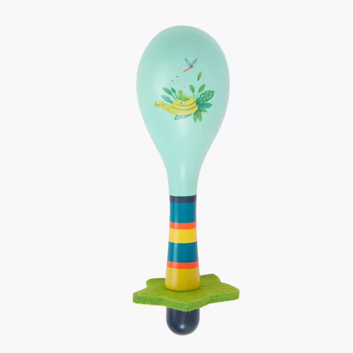 Maracas dans la jungle (bleu ou rose) - Moulin roty