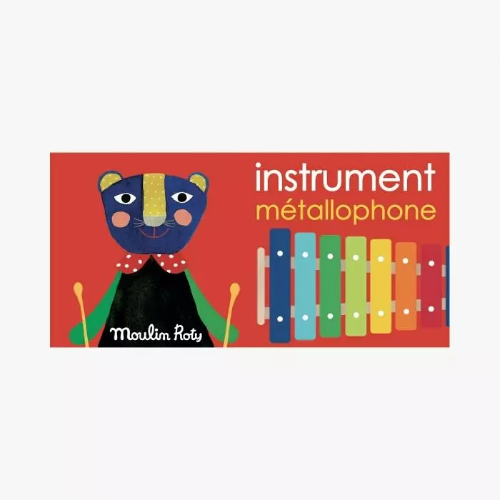 Métallophone en bois Les popipops - Moulin roty