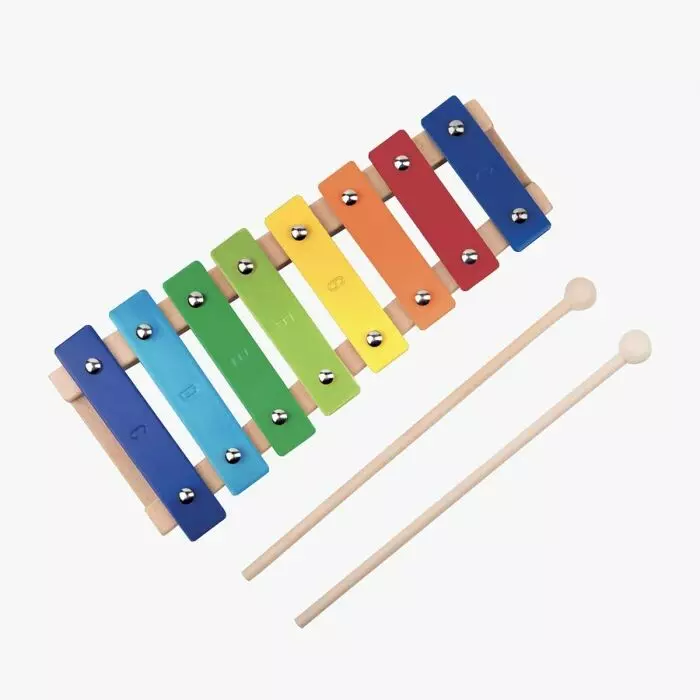 Métallophone en bois Les popipops - Moulin roty