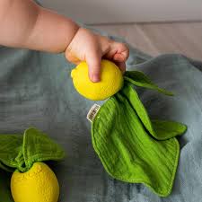 Le Lemon mini doudou teether - Oli&Carol
