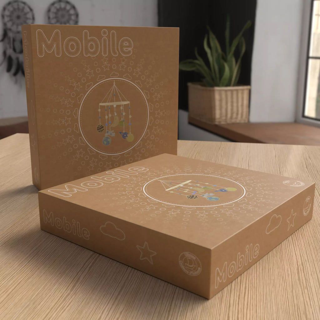 Mobile espace en bois - Ulysse couleurs d'enfance