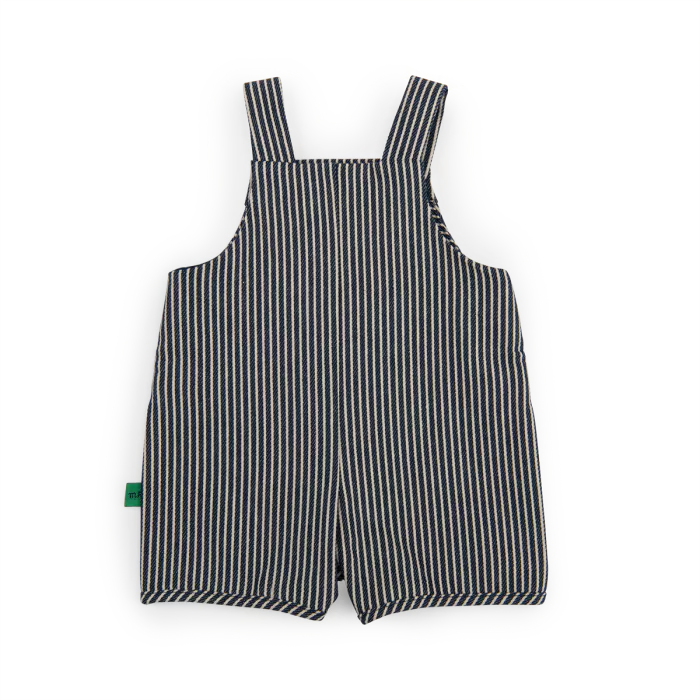 Nash salopette rayé doublé jersey jungle - Moulin roty