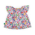 Nathalie blouse en popeline imprimé jungle - Moulin roty