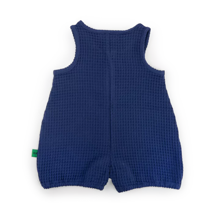 Nestor combinaison nid de puce bleu jungle - Moulin roty